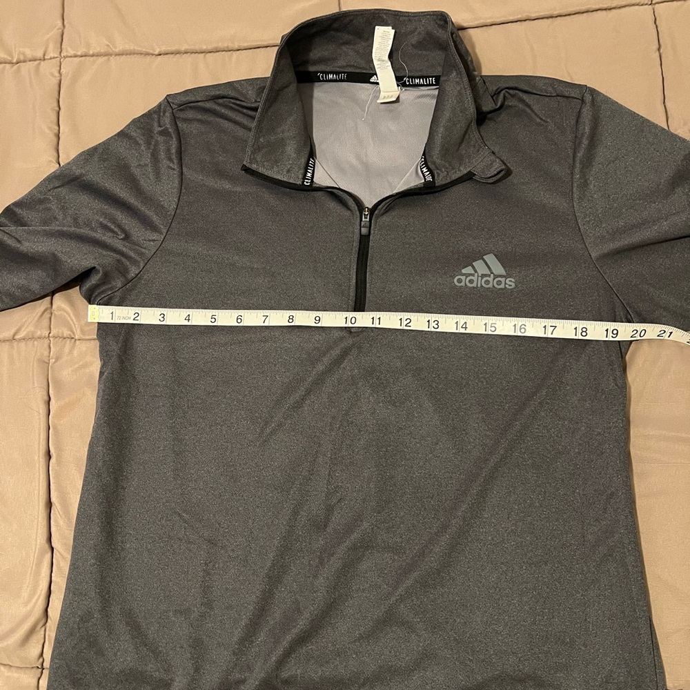Adidas Climalite Dark Gray Pullover - image 2